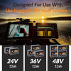 POOVER 12.8v 12ah LiFEPO4 Battery, Lithium Battery For Fish Finder
