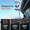 POOVER 12.8v 12ah LiFEPO4 Battery, Lithium Battery For Fish Finder
