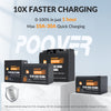 POOVER 12.8v 6ah LiFEPO4 Battery, Lithium Battery Scooter Baby Car
