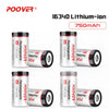 POOVER 3.7V 16340 Lithium-ion Batteries 750mAh