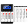 POOVER 1.5V AA AAA Lithium ion Batteries 3200mwh 1200mWh