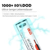 POOVER 1.5V USB AA Lithium ion Batteries 3000mWh
